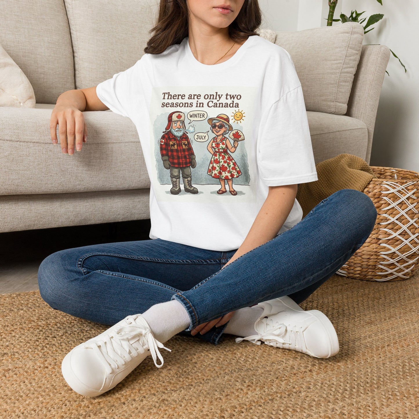 Canada Seasons Graphic T-Shirt — “There Are Only Two Seasons in Canada”
