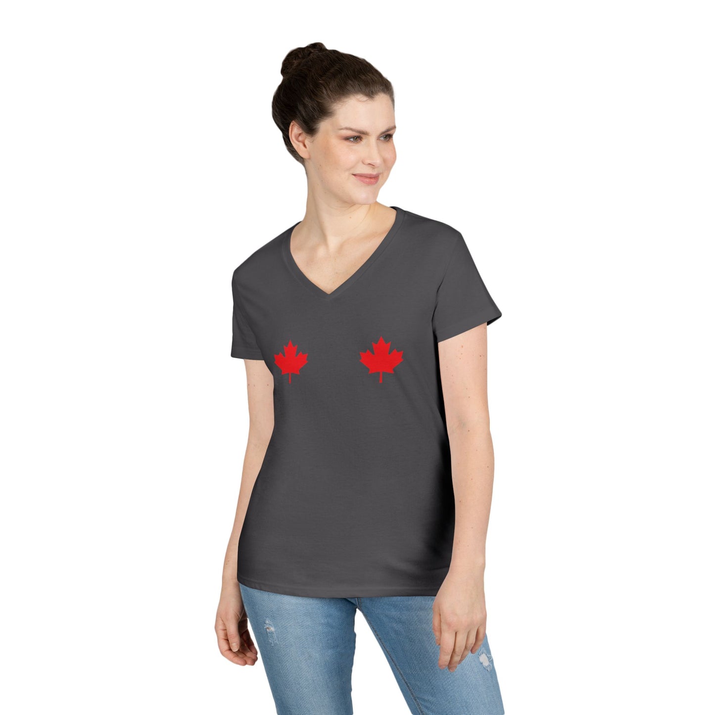 The Maple Nip V-Neck – A Bold Canadian Statement