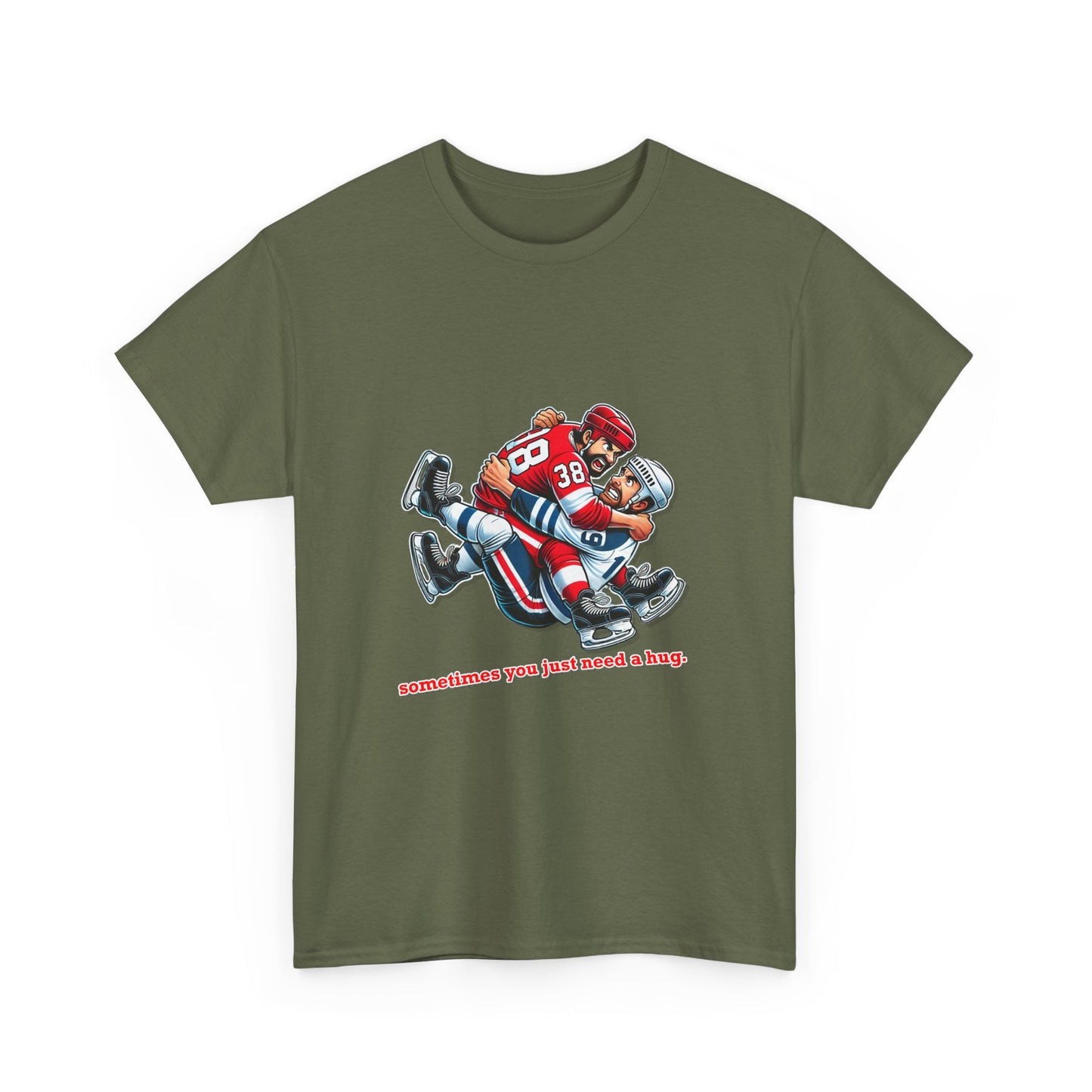 "Sometimes You Just Need a Hug" Hockey Tee