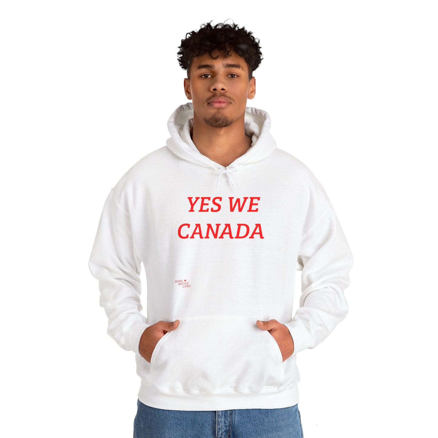 YES WE CAN-ADA Unisex Hoodie - Comfortable Heavy Blend Sweatshirt for Canadians