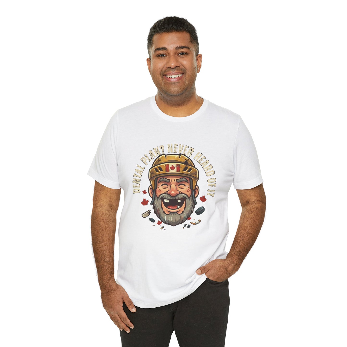 "Dental Plan?" Unisex Jersey Short Sleeve Tee