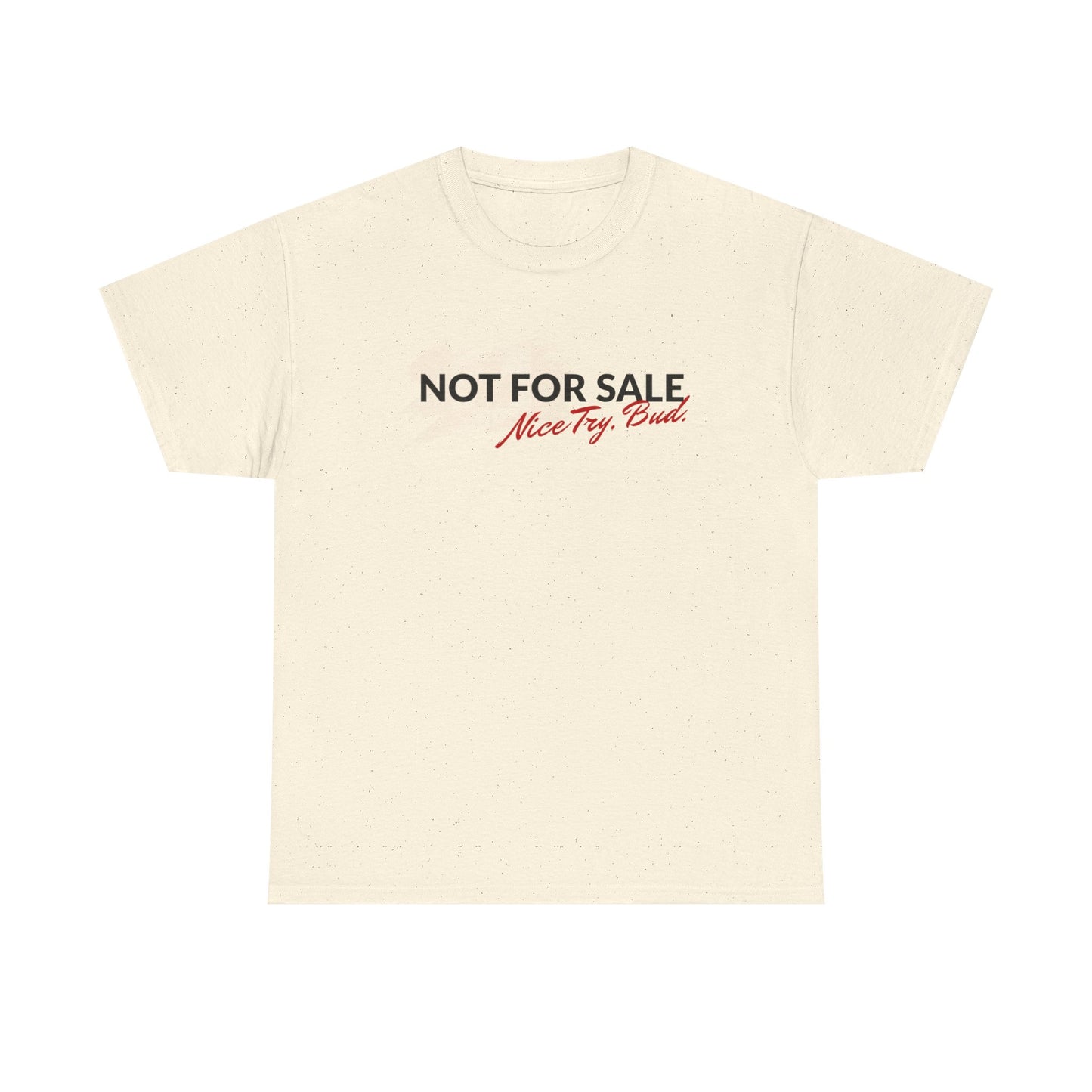 "Not For Sale" Graphic Cotton T‑Shirt