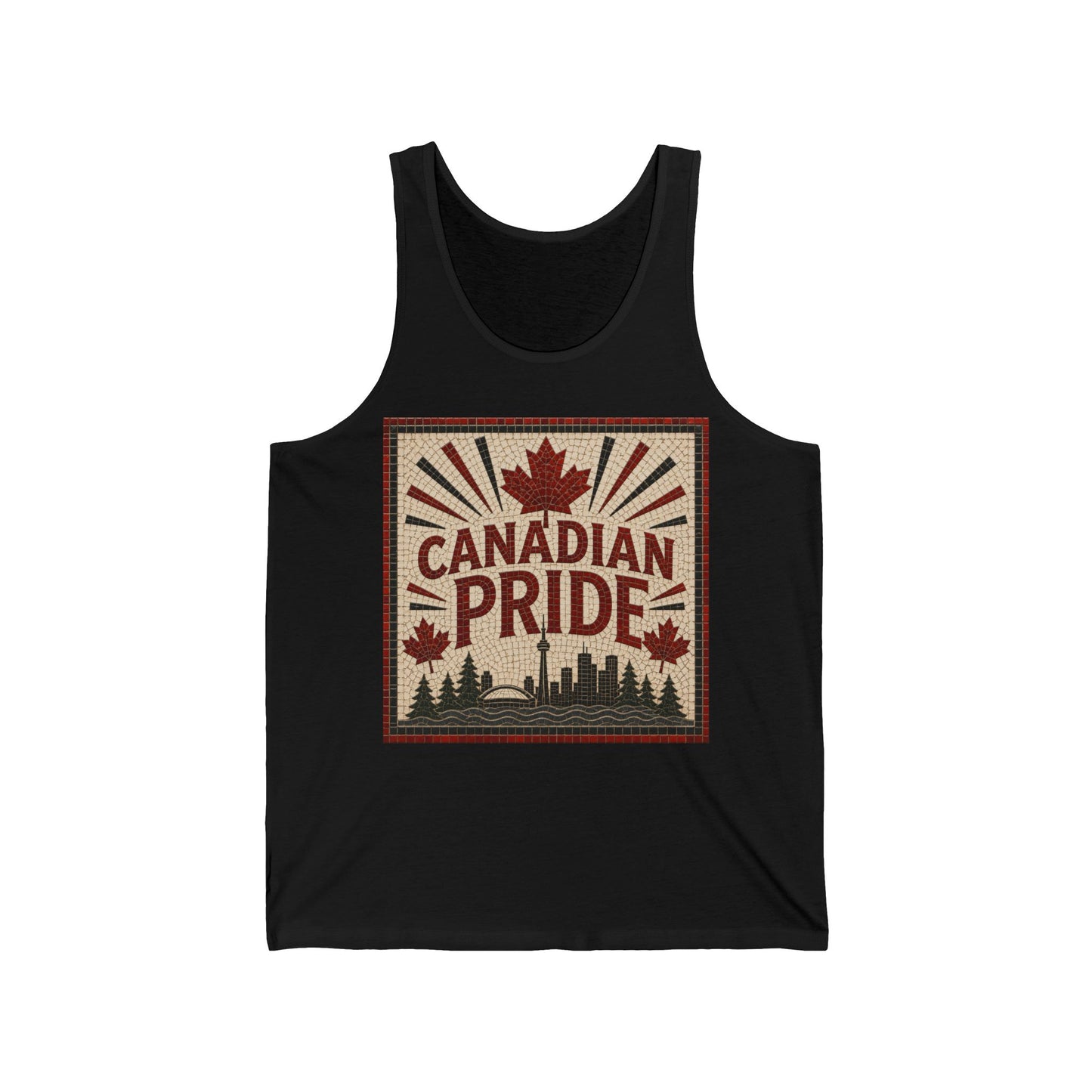 Canadian Pride Tank Top — Retro Maple Leaf Canada Tee