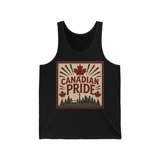 Canadian Pride Tank Top — Retro Maple Leaf Canada Tee