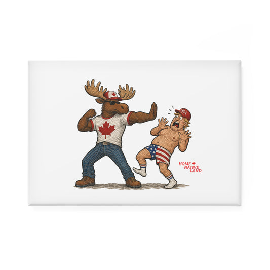 Canadian Moose 'Home of the Brave' Humorous Canadian Design
