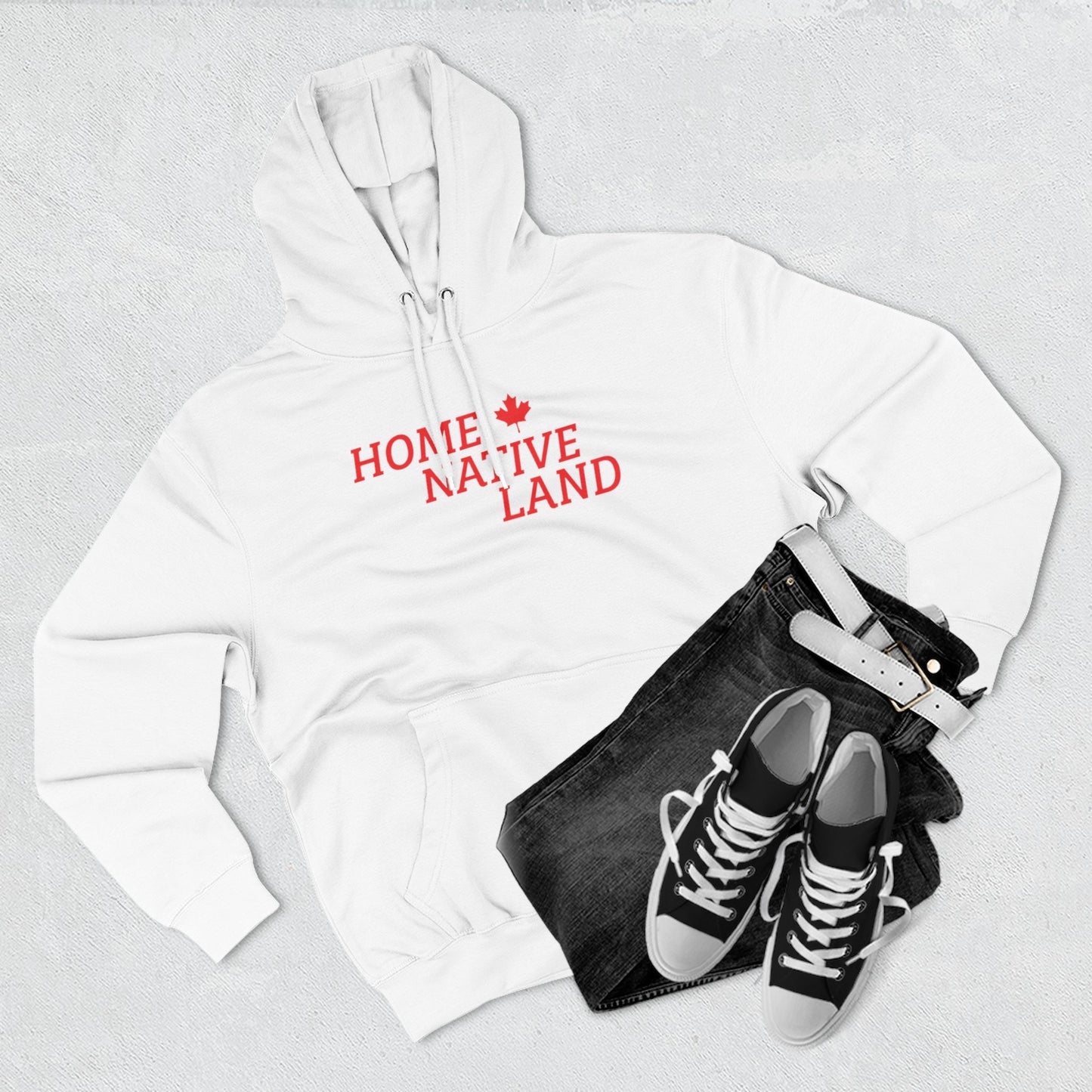 Home and Native Land Three-Panel Fleece Hoodie
