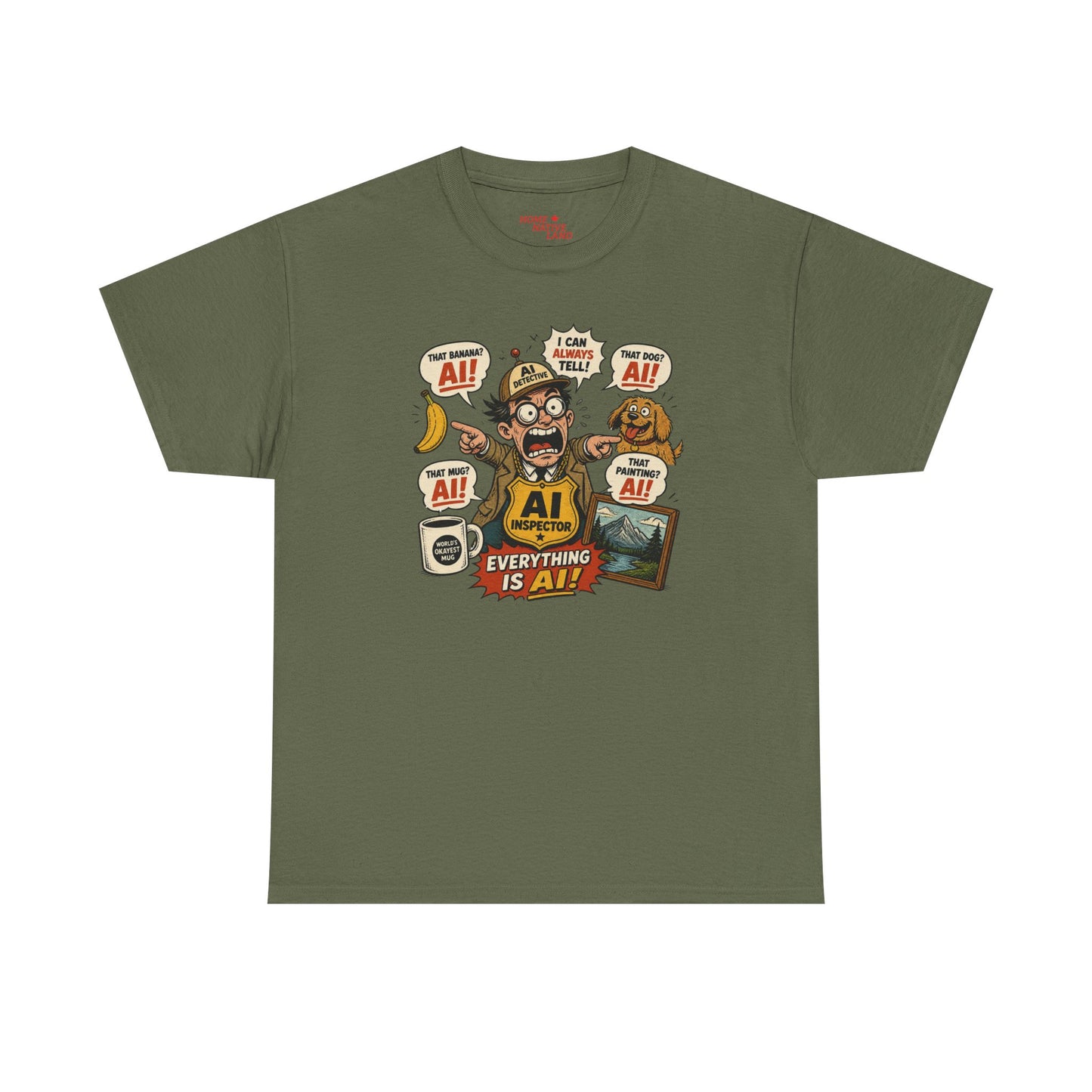 AI Everything Is AI T-Shirt – Funny Tech Geek Tee