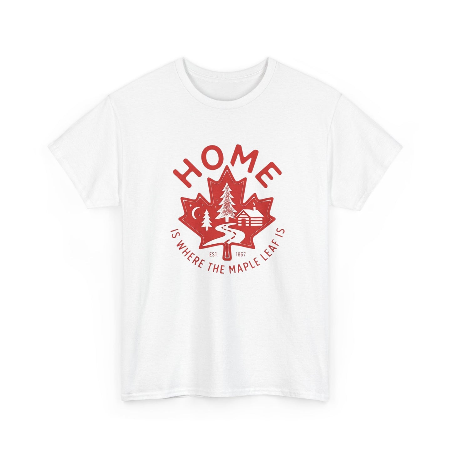 "Home is Canada" Unisex Heavy Cotton Tee