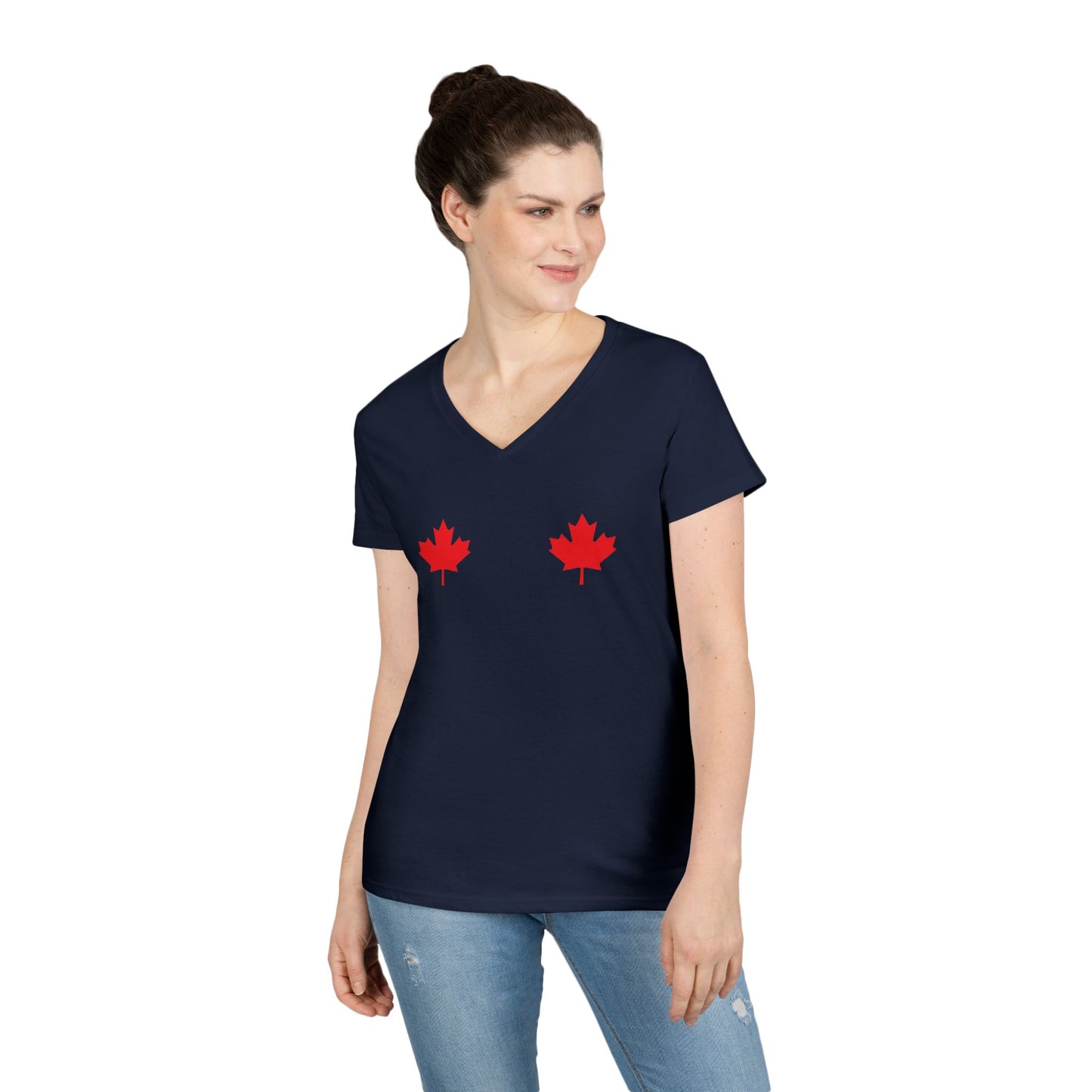 The Maple Nip V-Neck – A Bold Canadian Statement