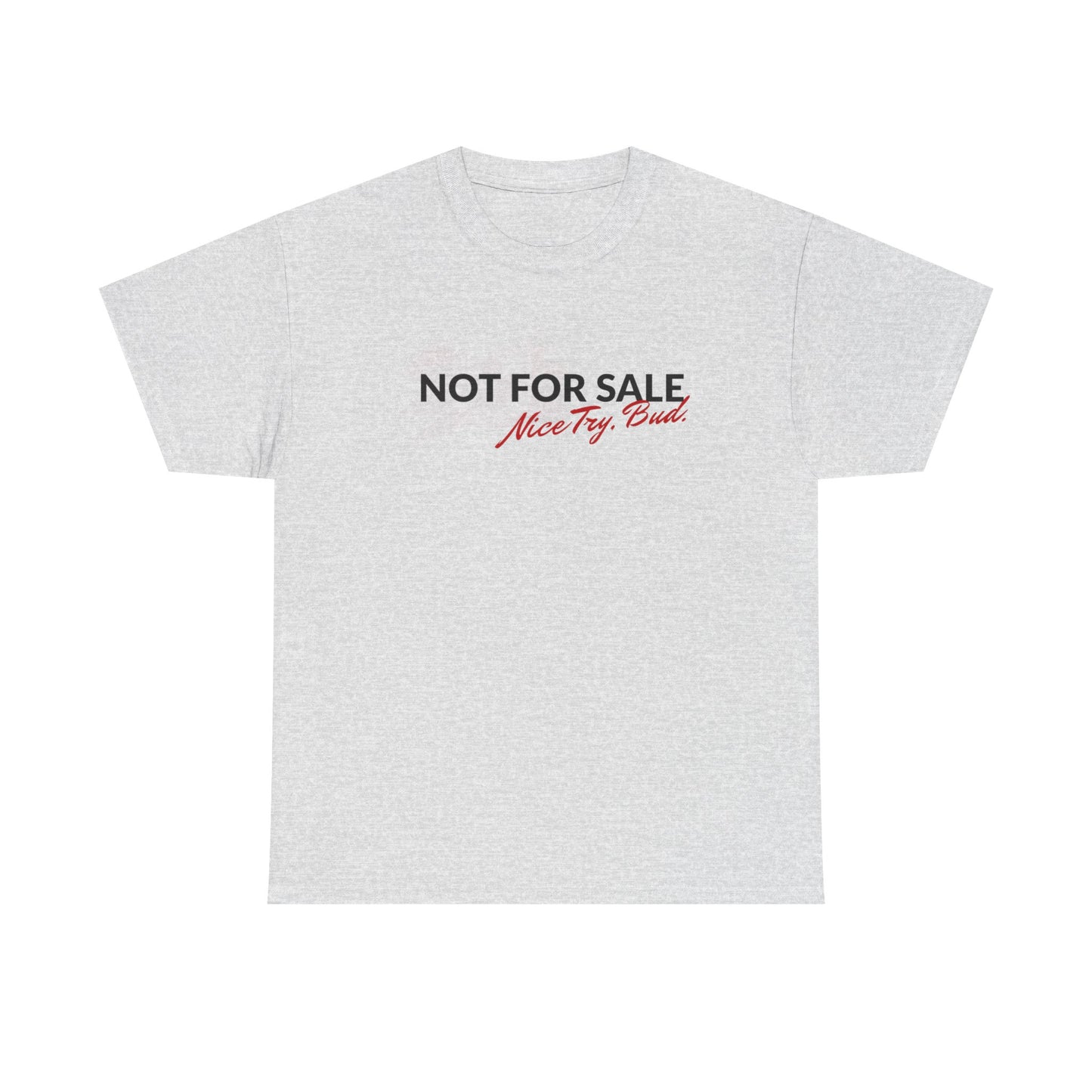 "Not For Sale" Graphic Cotton T‑Shirt