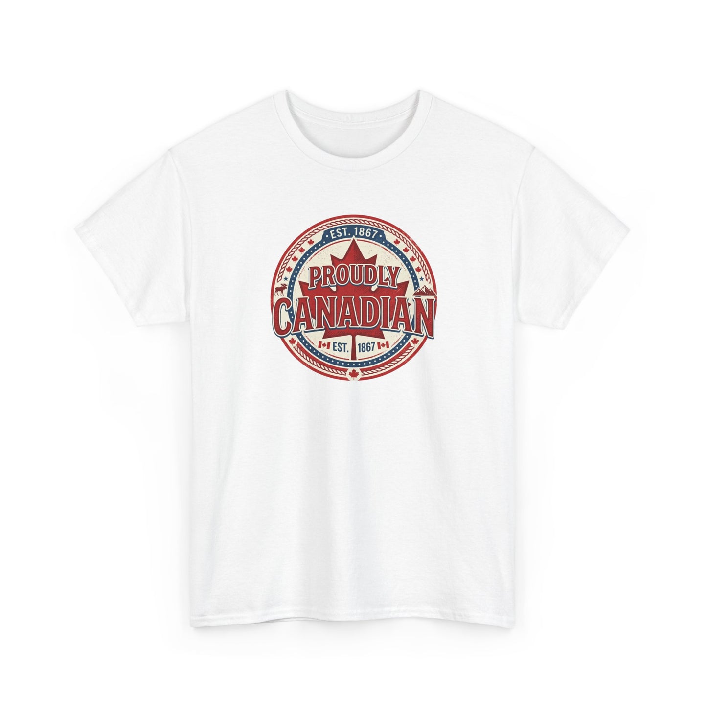 "Proudly Canadian" Unisex Heavy Cotton Tee