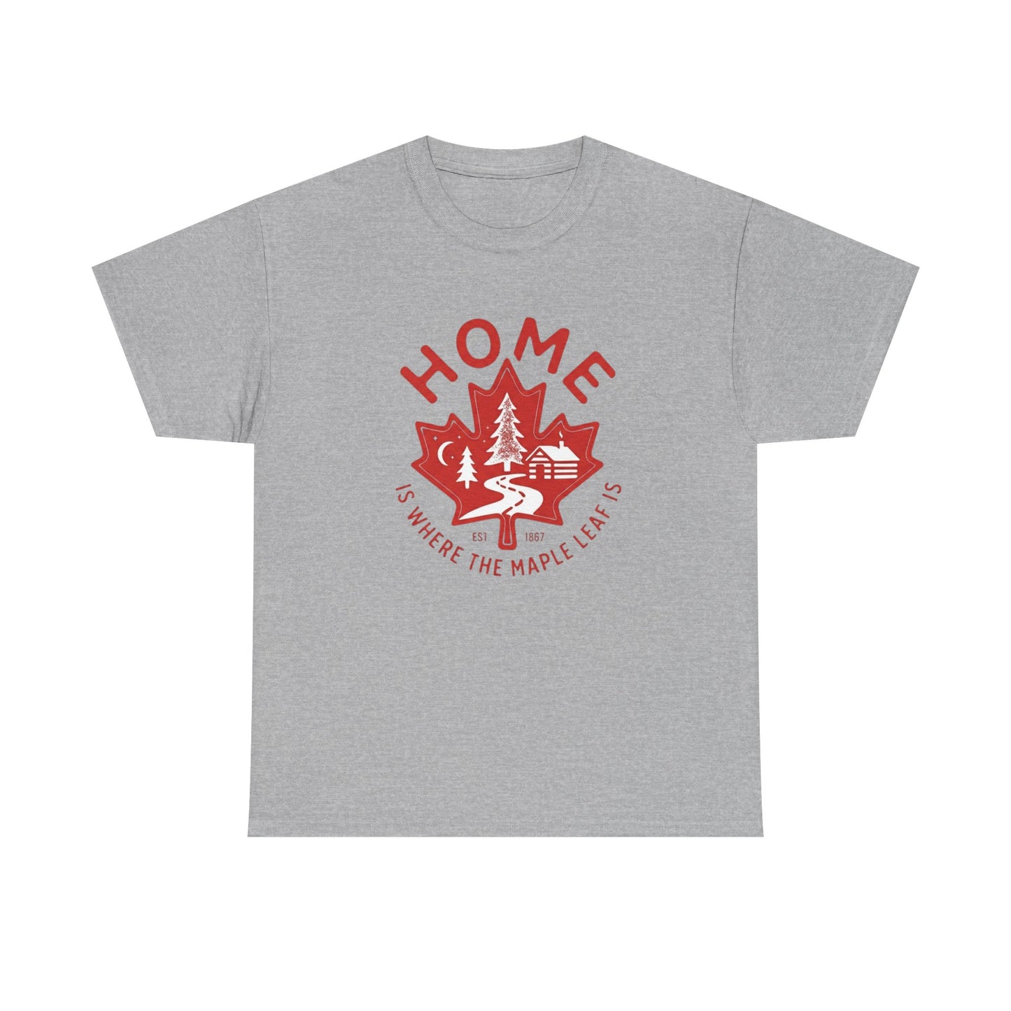 "Home is Canada" Unisex Heavy Cotton Tee