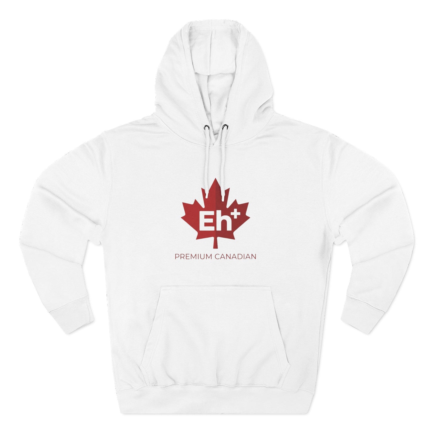"Eh+" Three-Panel Fleece Hoodie