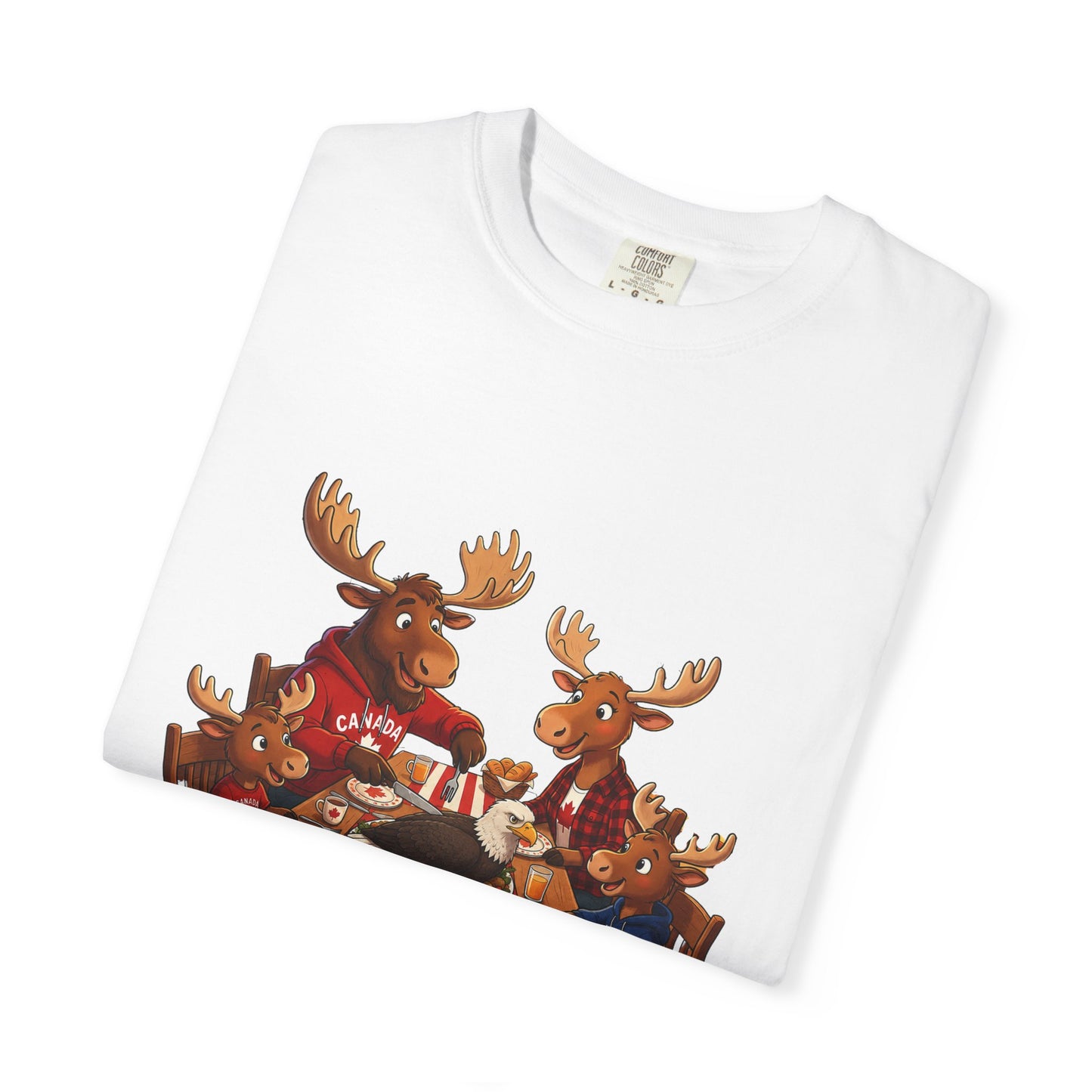 "Eagle Dinner" Unisex Garment-Dyed T-shirt