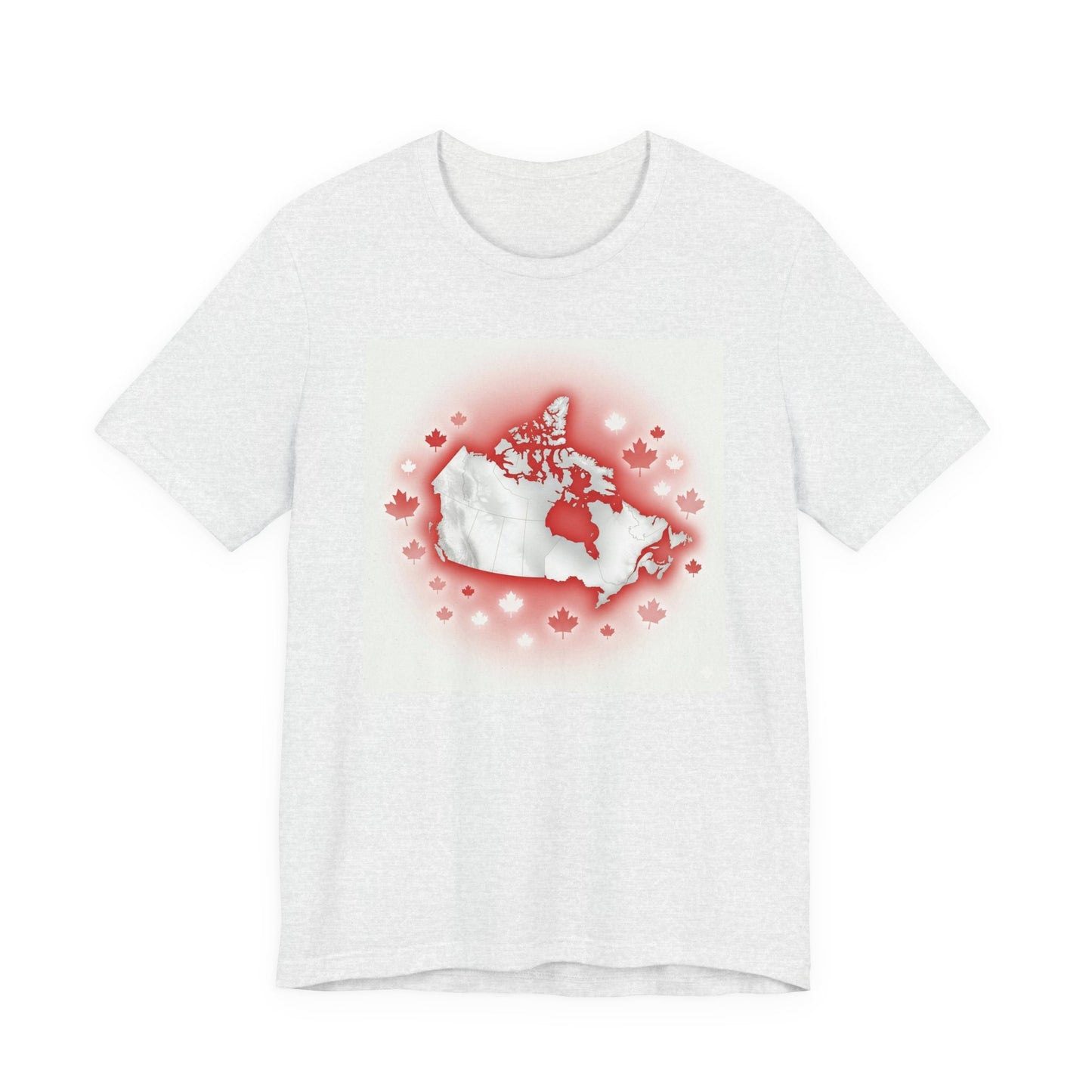 "Map of Canada" Unisex Jersey Short Sleeve Tee