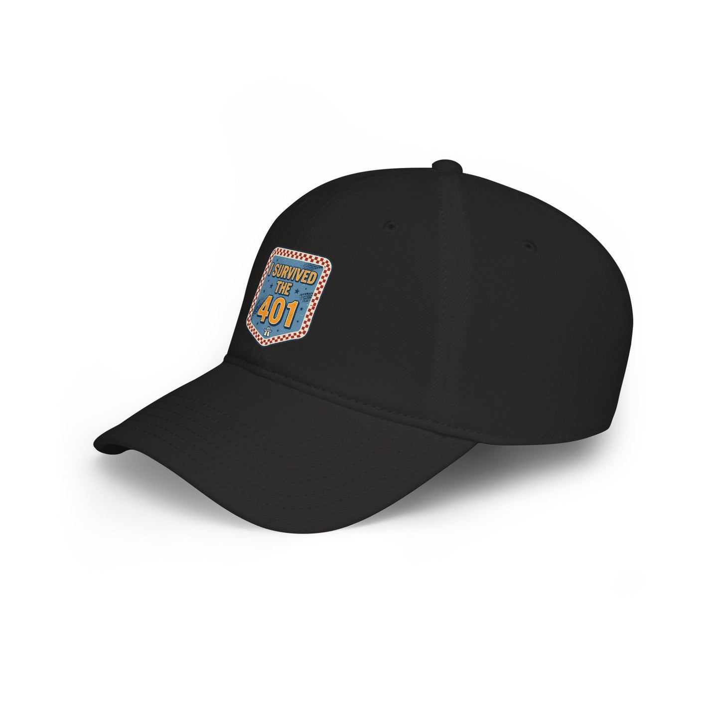 I Survived the 401 Baseball Cap — Retro Road Trip Patch Hat