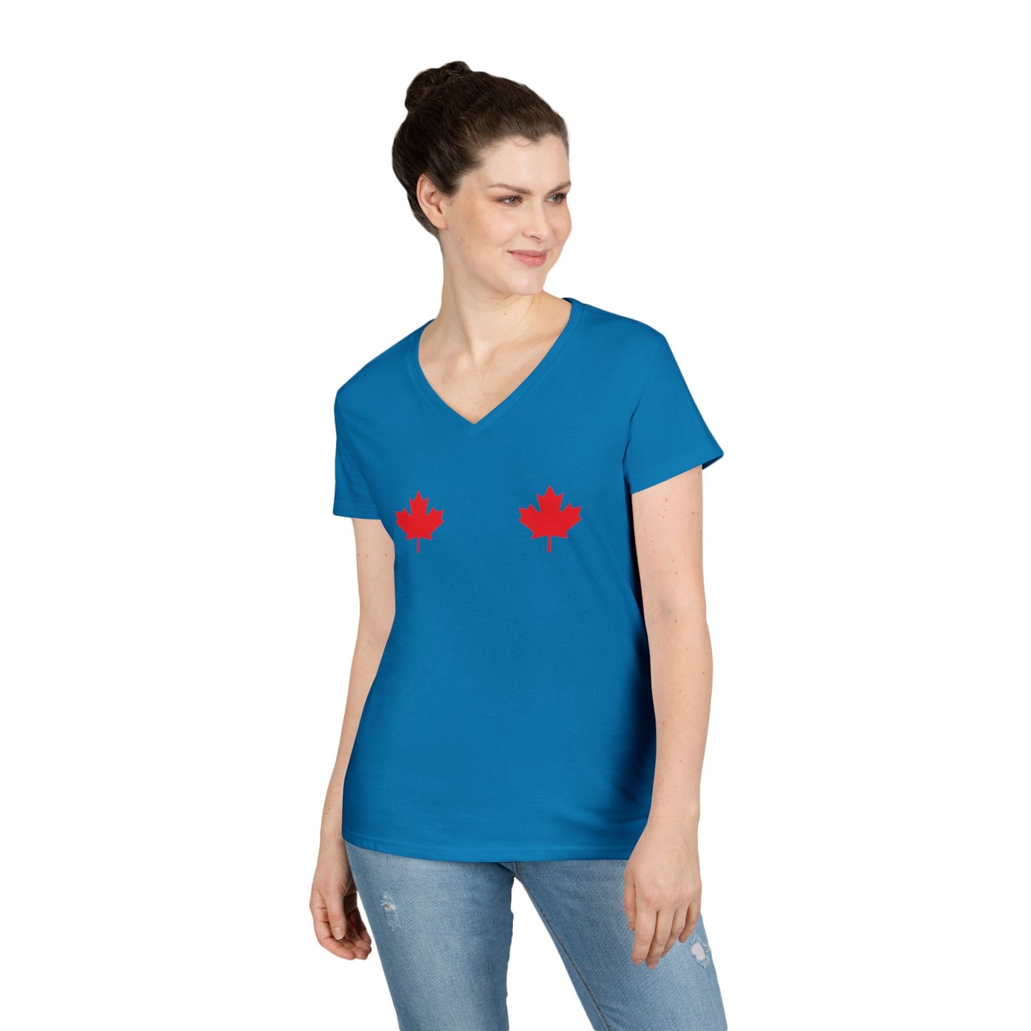 The Maple Nip V-Neck – A Bold Canadian Statement