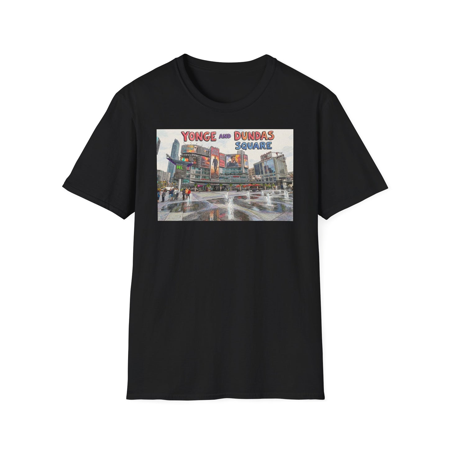 Yonge and Dundas Square Graphic Tee — Toronto Cityscape T-Shirt