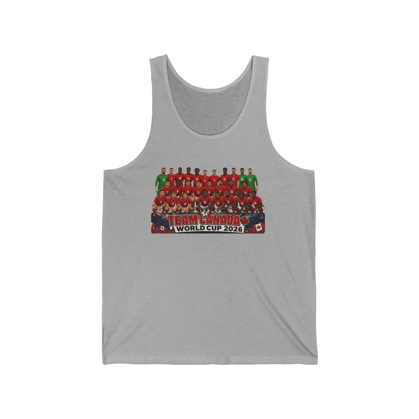 World Cup 2022 Team Photo Tank Top — Soccer Team Jersey Photo Graphic
