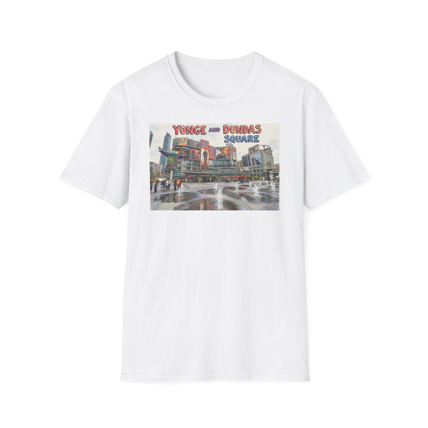 Yonge and Dundas Square Graphic Tee — Toronto Cityscape T-Shirt