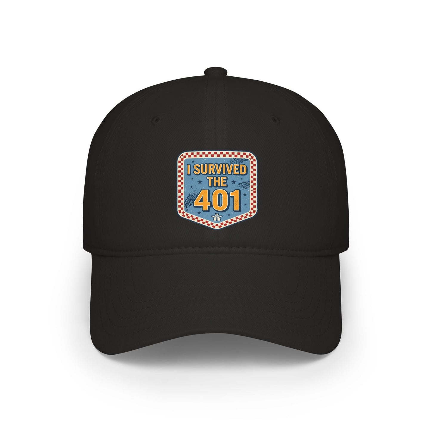 I Survived the 401 Baseball Cap — Retro Road Trip Patch Hat