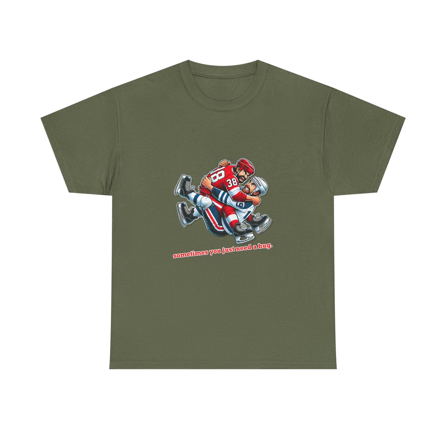 "Sometimes You Just Need a Hug" Hockey Tee