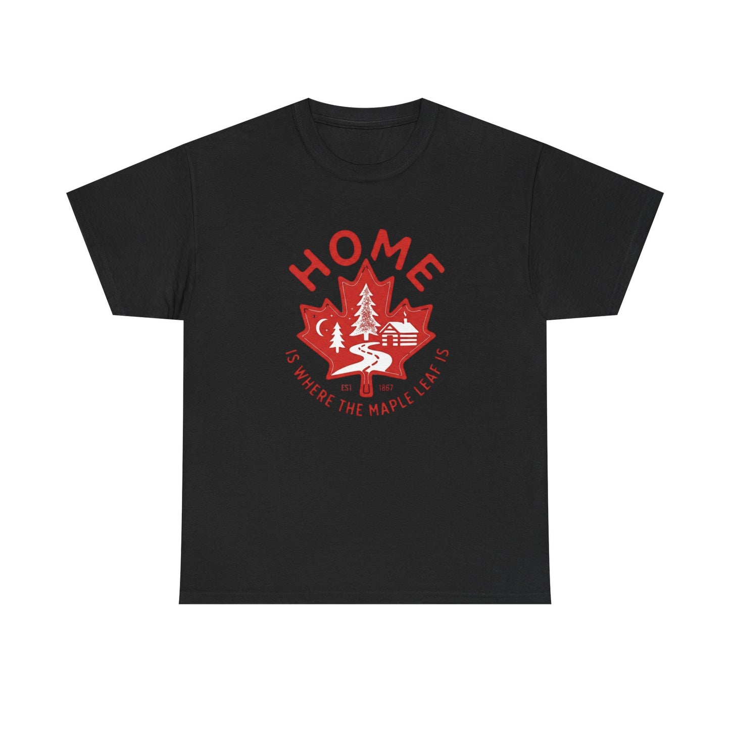 "Home is Canada" Unisex Heavy Cotton Tee