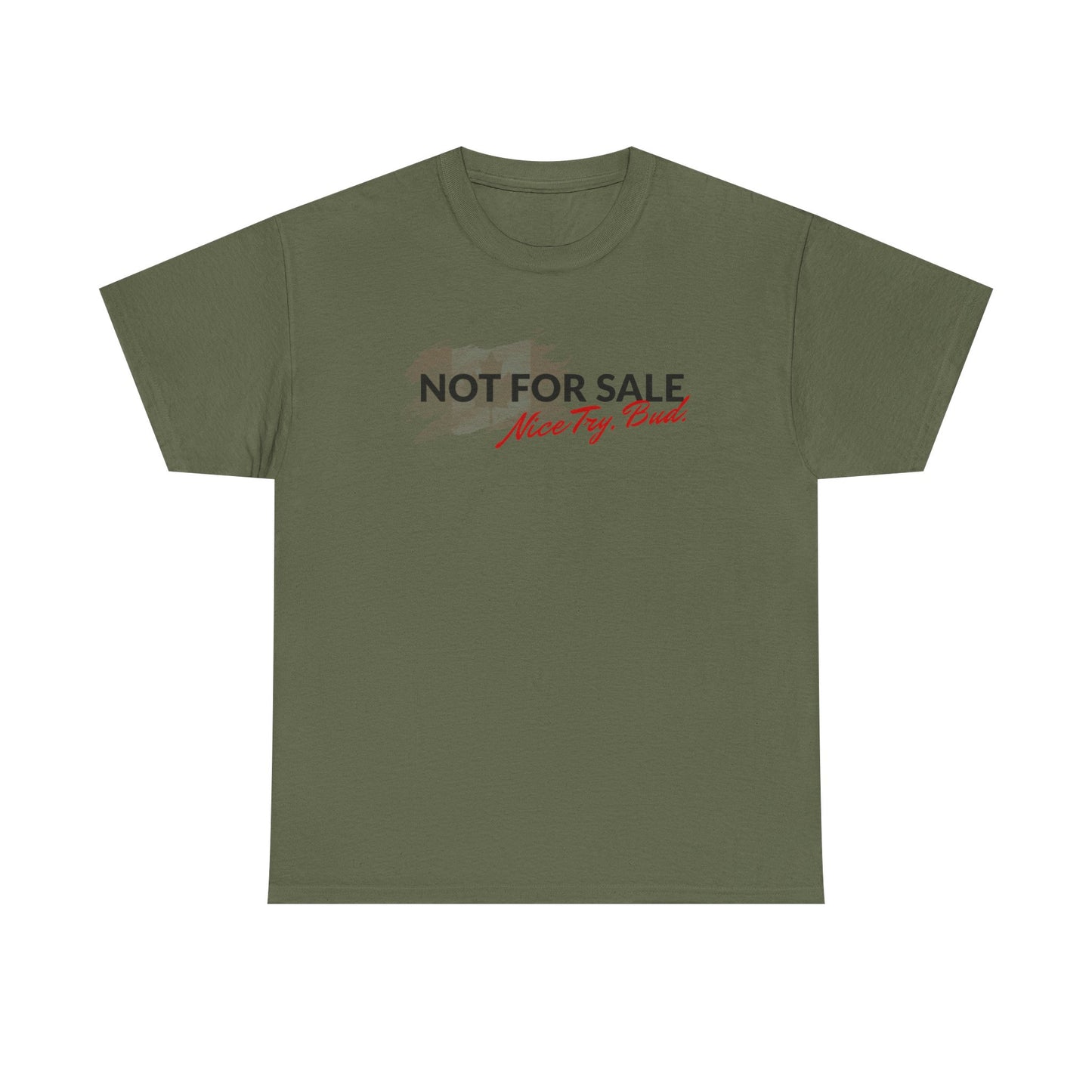 "Not For Sale" Graphic Cotton T‑Shirt