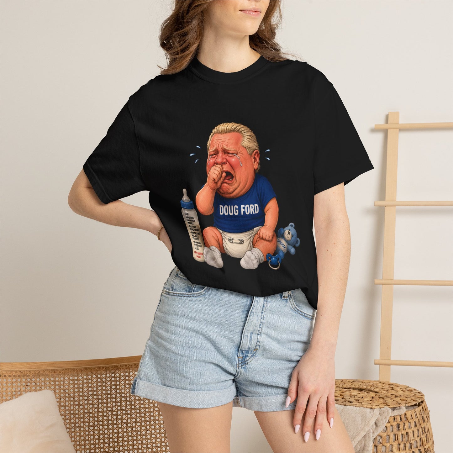"Baby Doug Ford" Unisex Garment-Dyed T-shirt