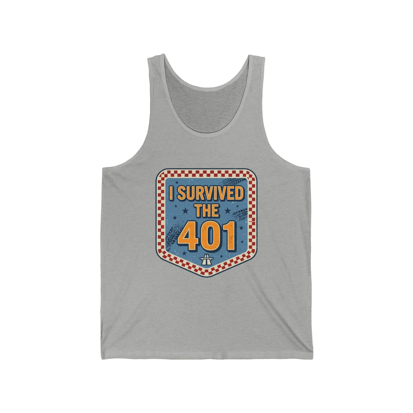 I Survived the 401 Tank Top – Funny Retirement/Payroll Tax Job Humor