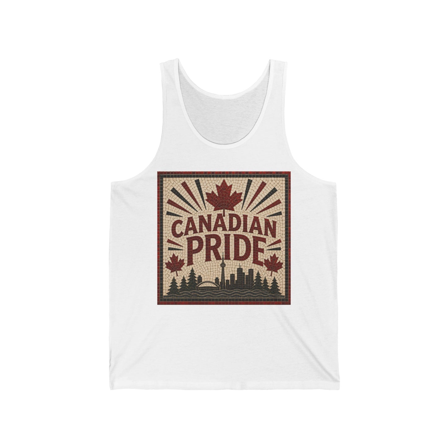 Canadian Pride Tank Top — Retro Maple Leaf Canada Tee