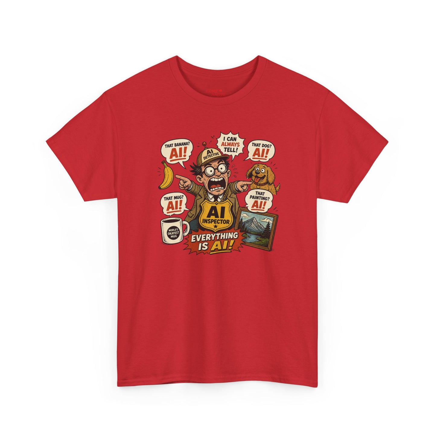 AI Everything Is AI T-Shirt – Funny Tech Geek Tee