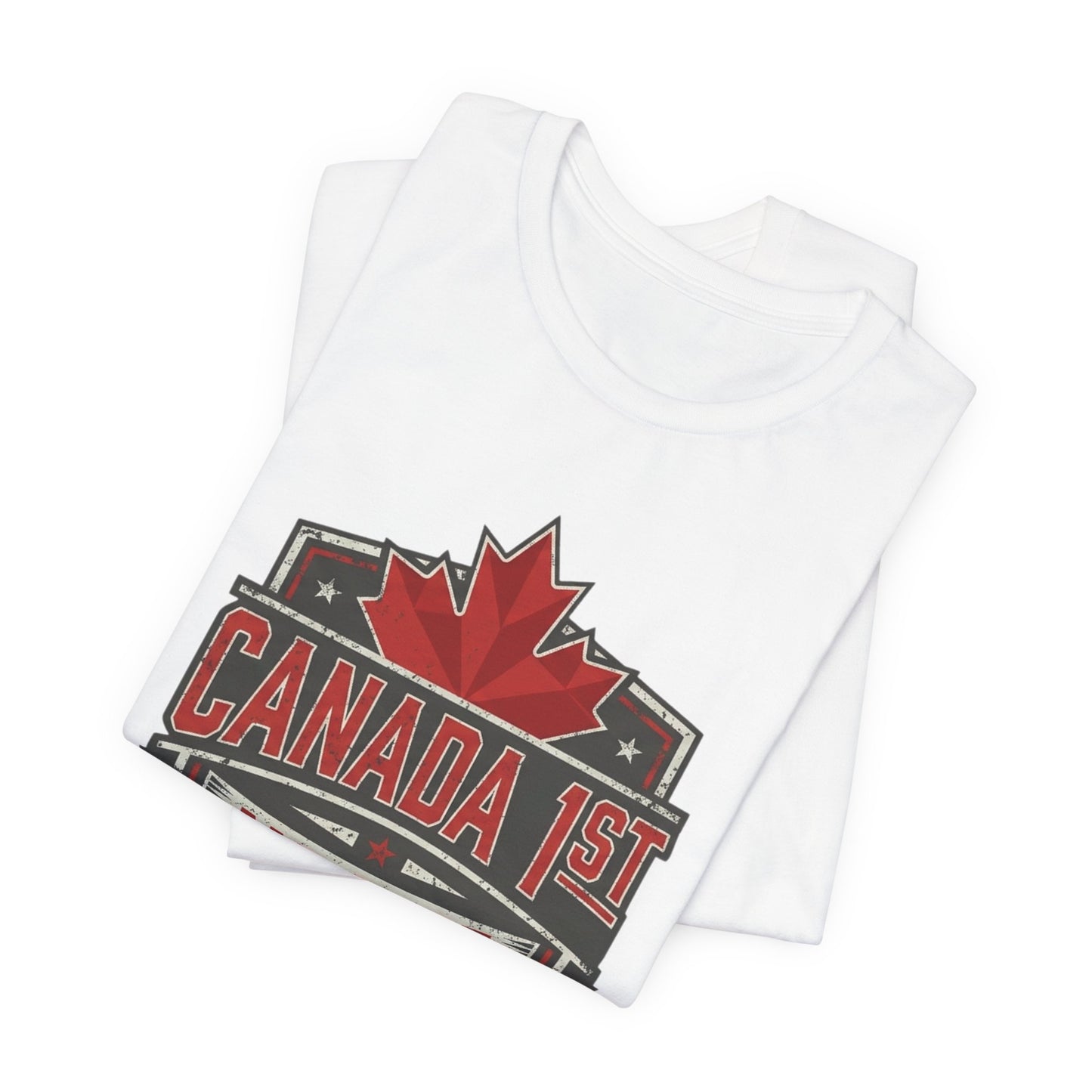 "Canada 1st, No 51st" Unisex Jersey Short Sleeve Tee