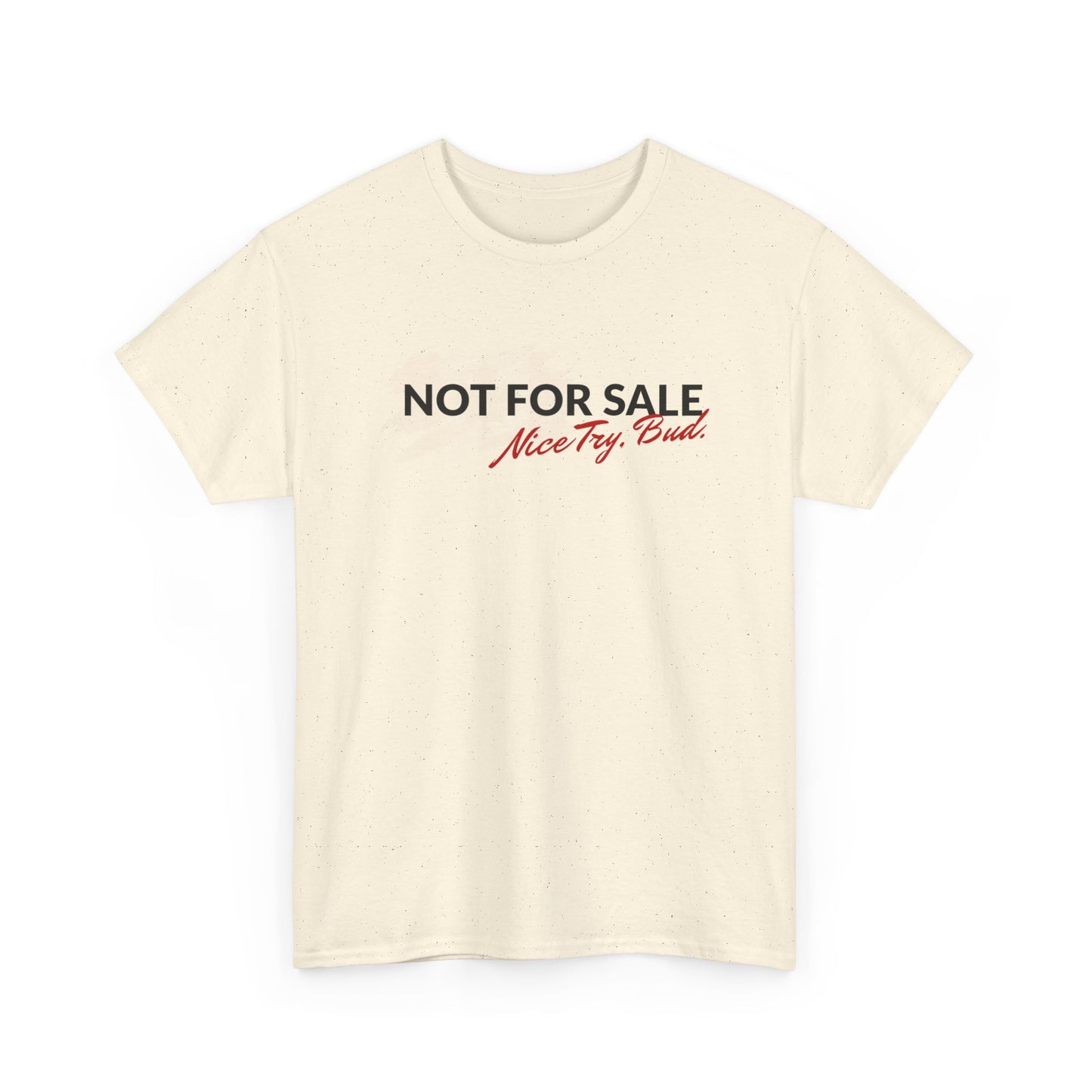 "Not For Sale" Graphic Cotton T‑Shirt