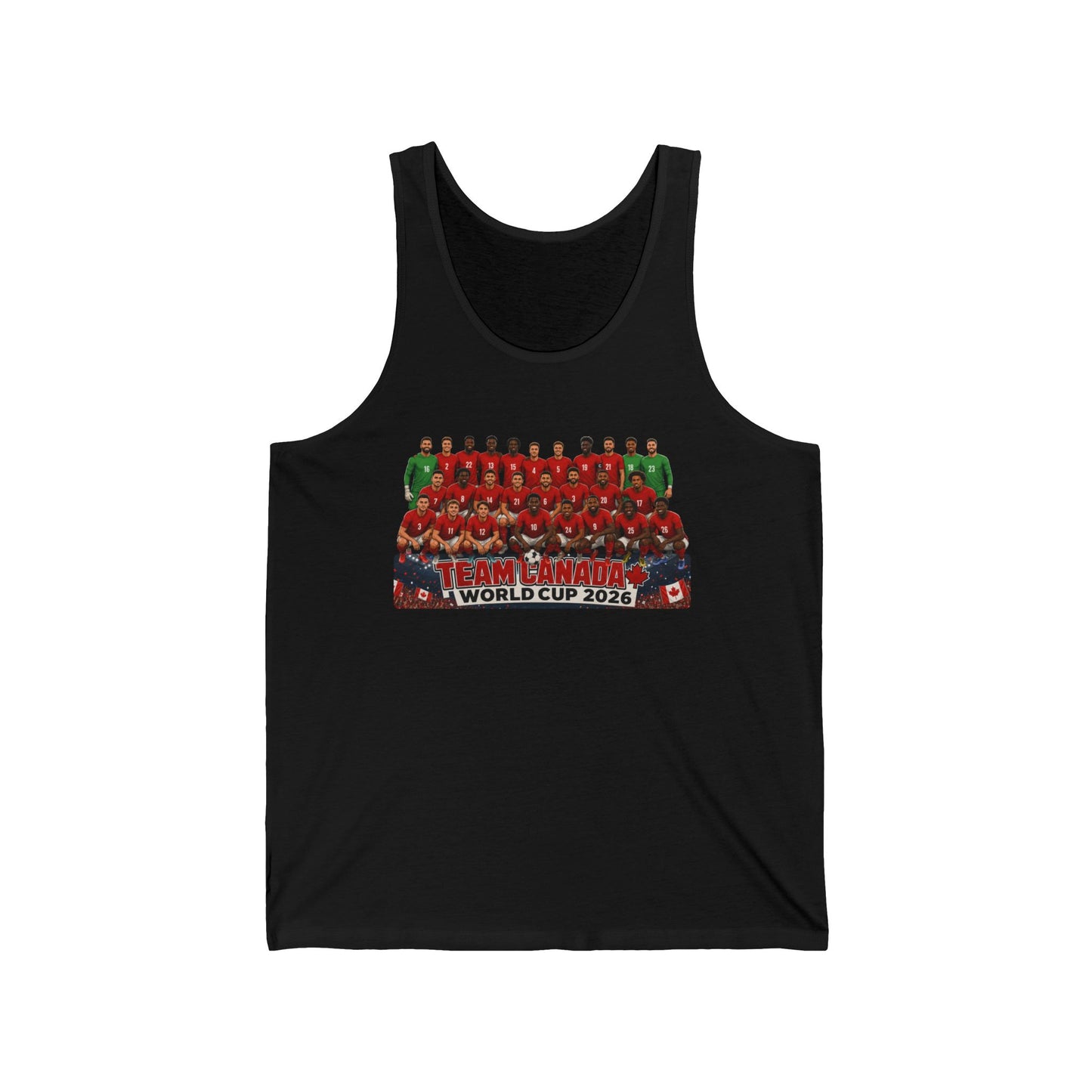 World Cup 2022 Team Photo Tank Top — Soccer Team Jersey Photo Graphic