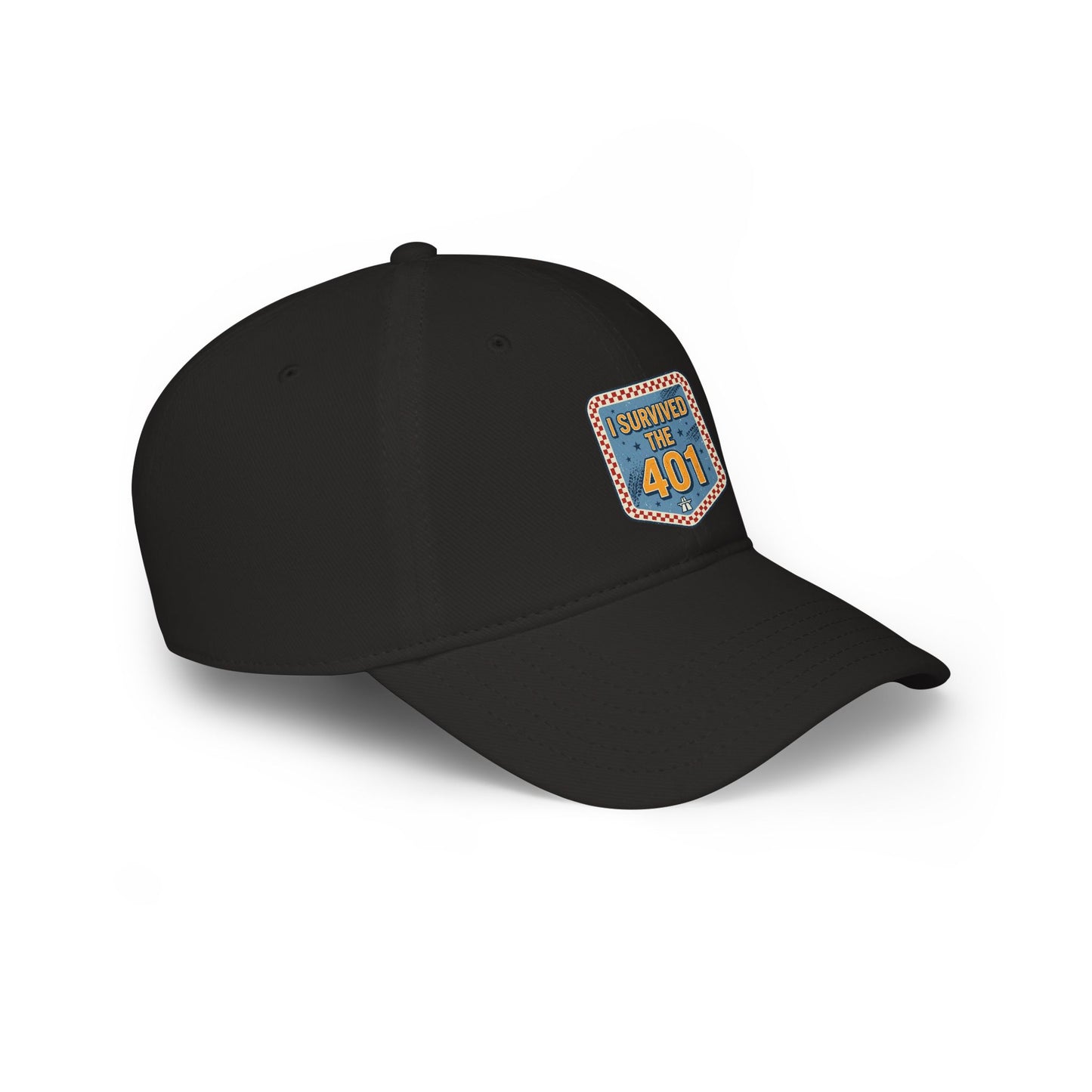 I Survived the 401 Baseball Cap — Retro Road Trip Patch Hat