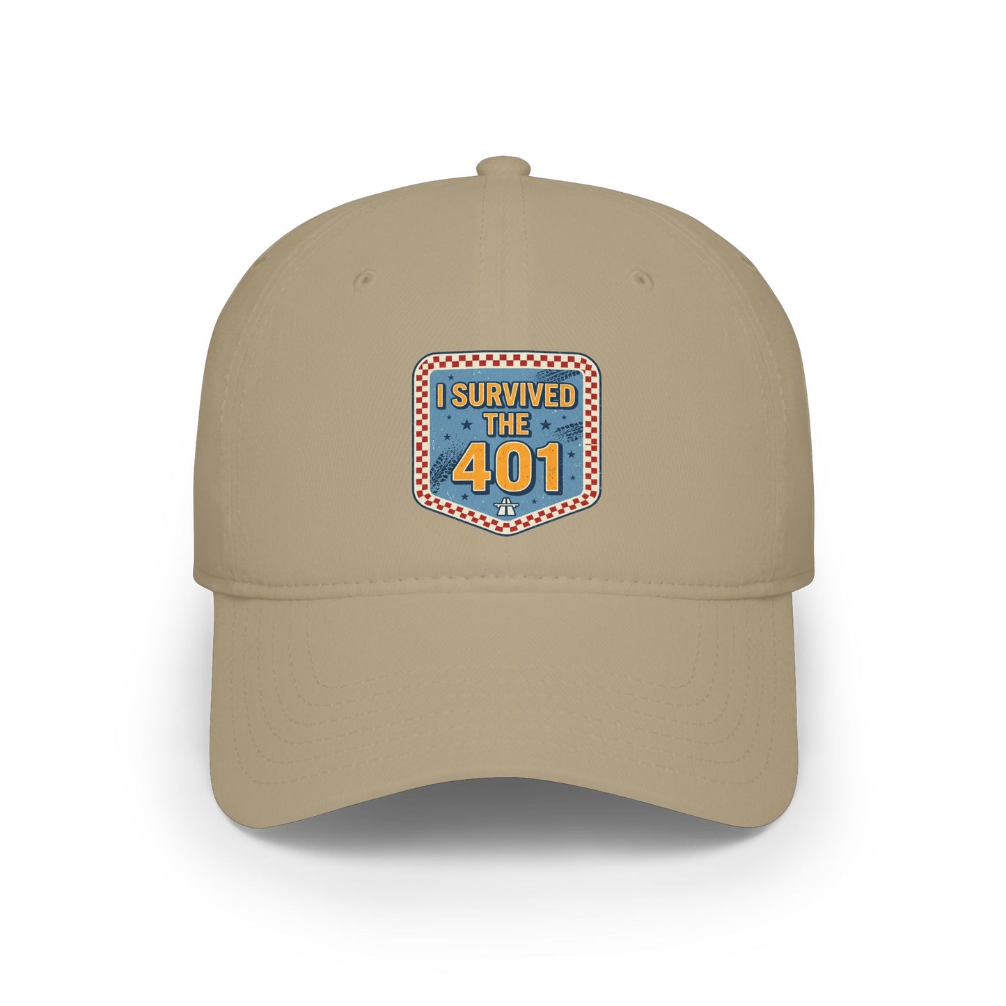 I Survived the 401 Baseball Cap — Retro Road Trip Patch Hat