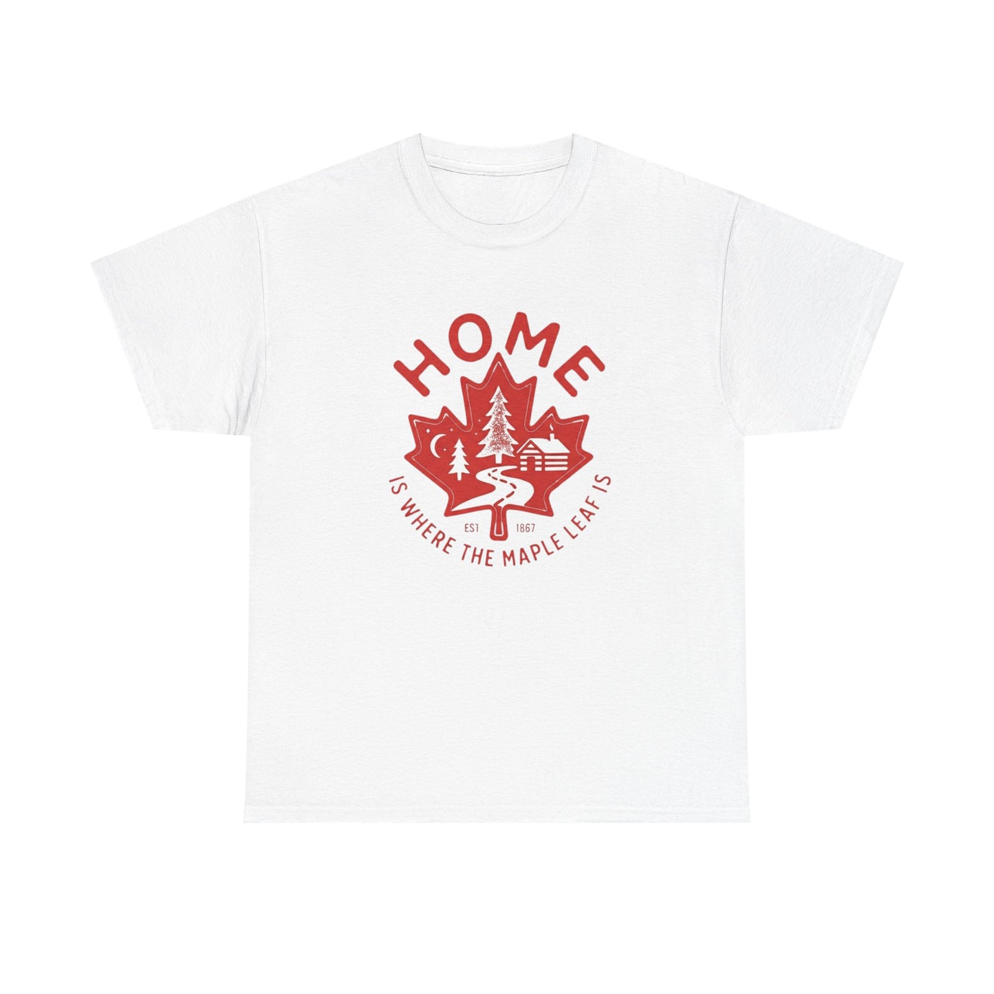 "Home is Canada" Unisex Heavy Cotton Tee