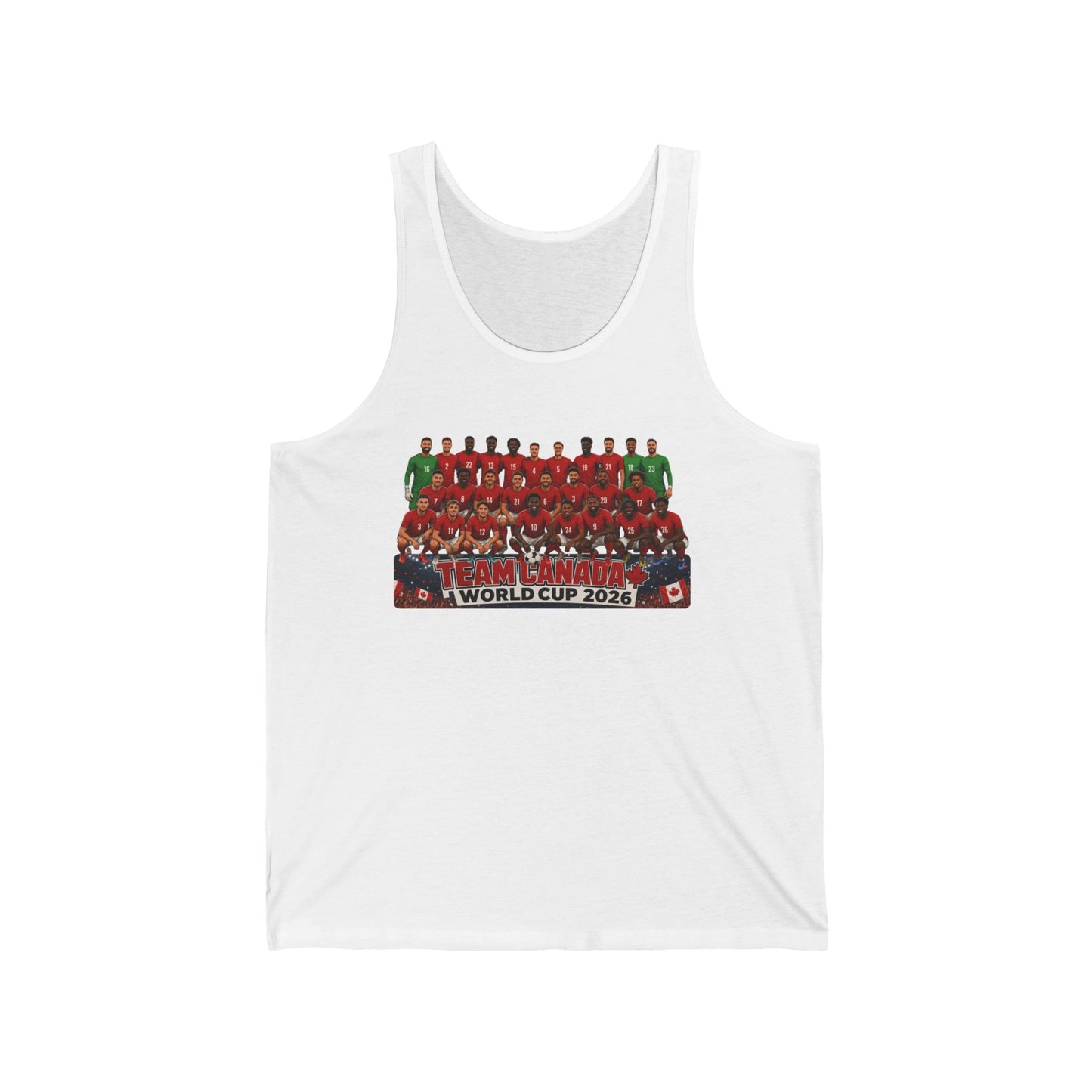 World Cup 2022 Team Photo Tank Top — Soccer Team Jersey Photo Graphic