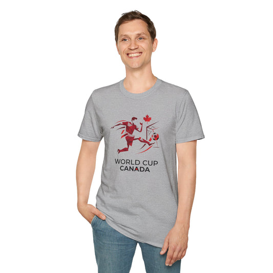 World Cup Canada Soccer T-Shirt — Canadian Soccer Player Graphic Tee