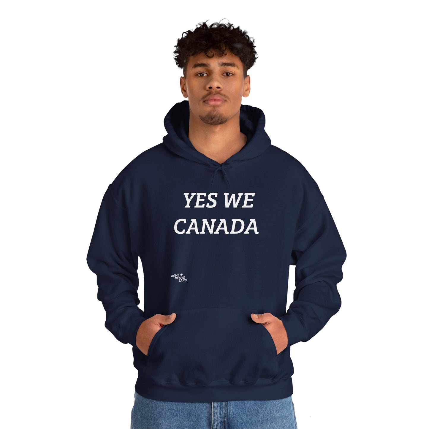 YES WE CAN-ADA Unisex Hoodie - Comfortable Heavy Blend Sweatshirt for Canadians