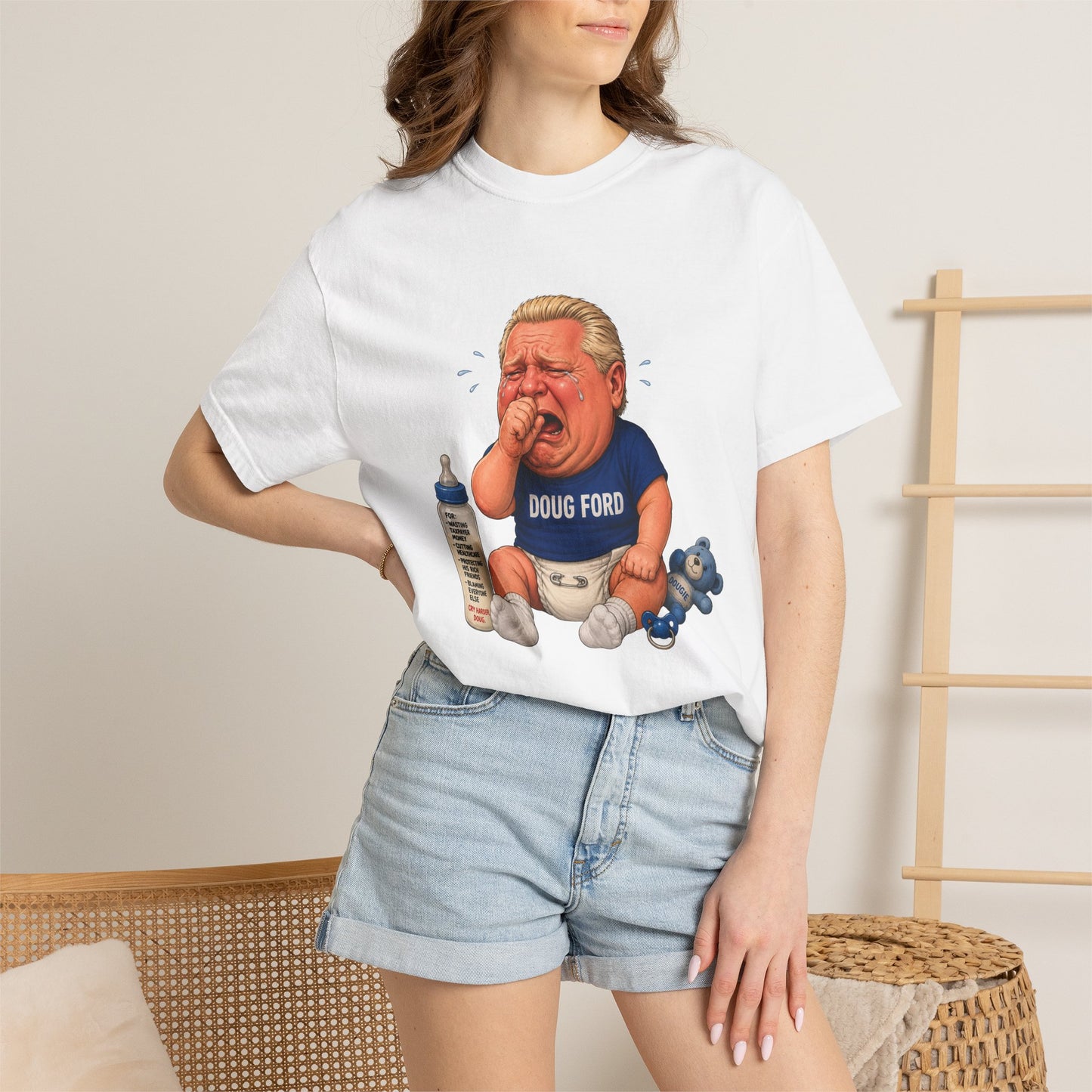 "Baby Doug Ford" Unisex Garment-Dyed T-shirt