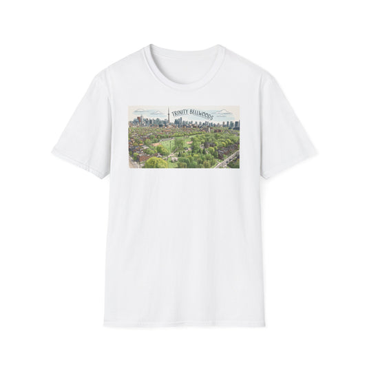 Trinity Bellwoods Park Aerial T‑Shirt — Toronto Skyline Park Illustration