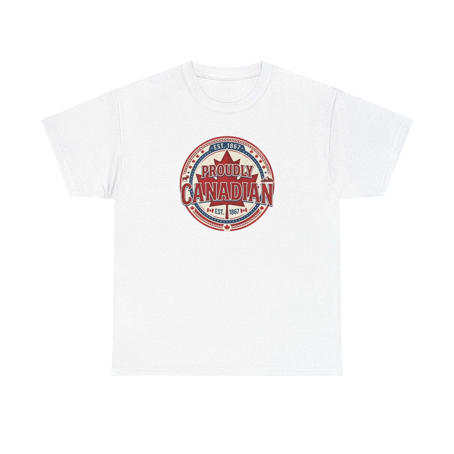 "Proudly Canadian" Unisex Heavy Cotton Tee