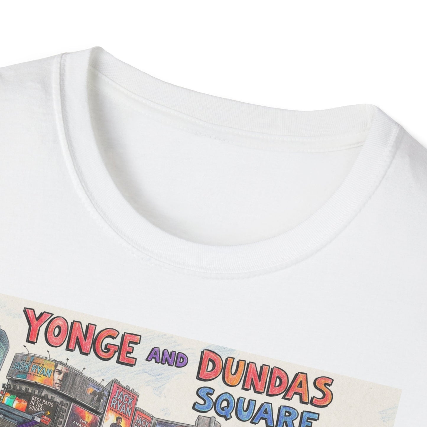Yonge and Dundas Square Graphic Tee — Toronto Cityscape T-Shirt