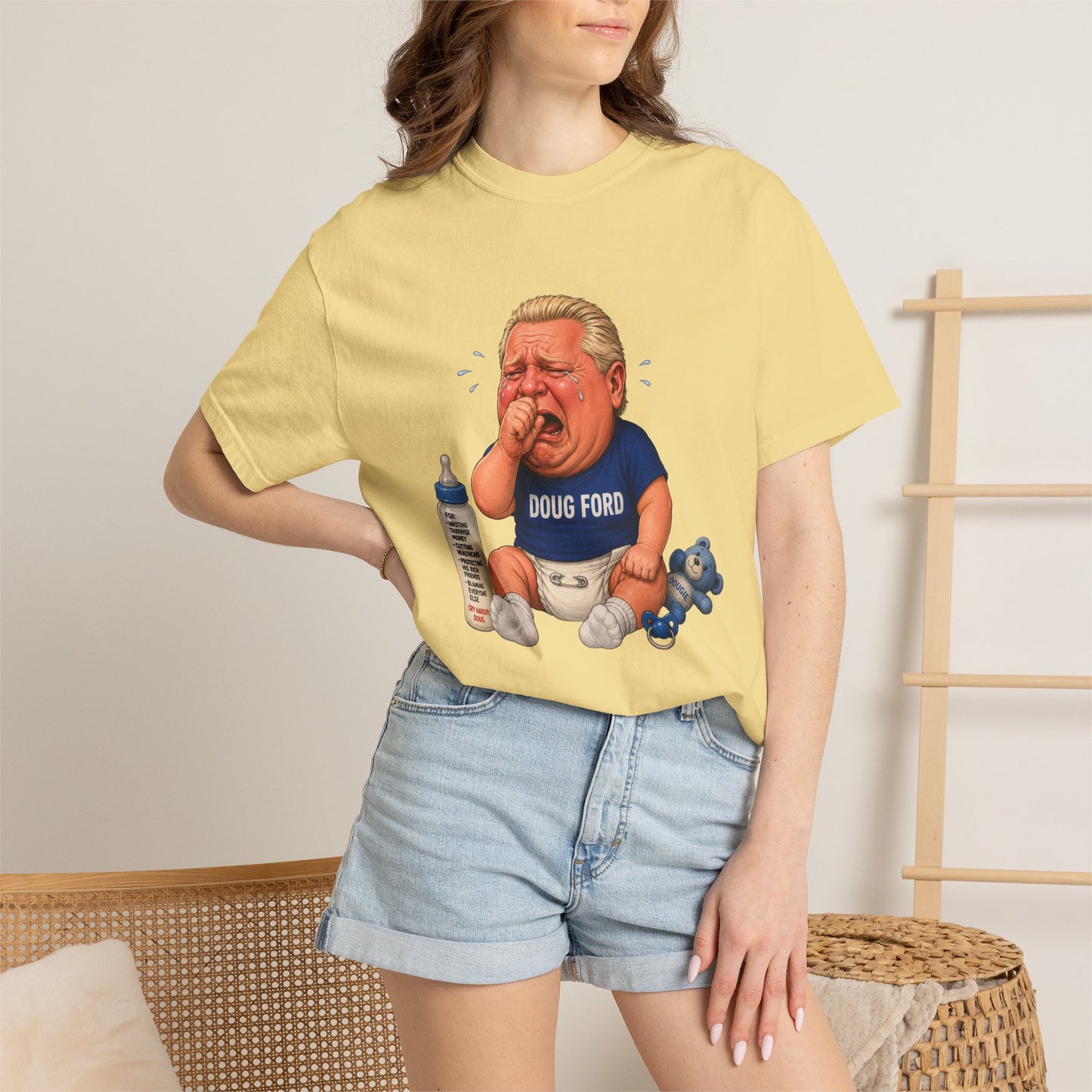 "Baby Doug Ford" Unisex Garment-Dyed T-shirt