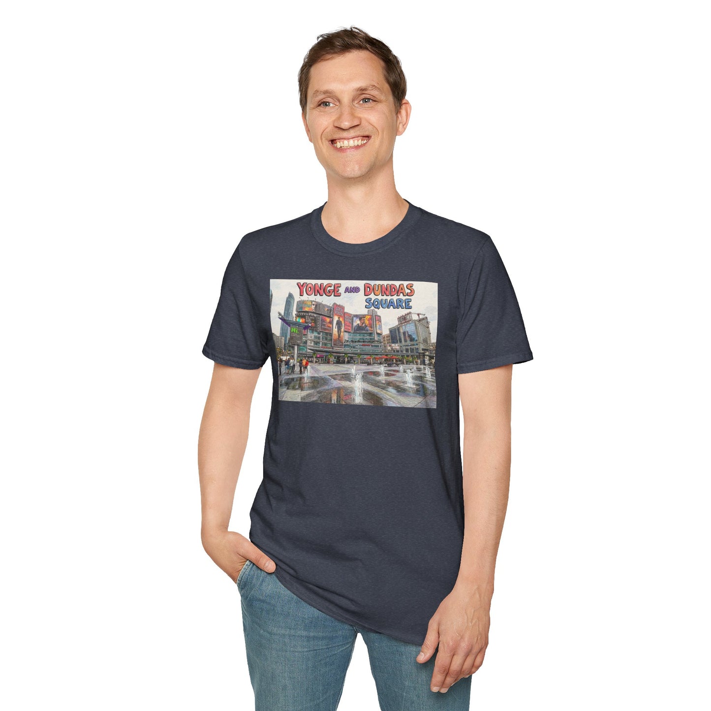 Yonge and Dundas Square Graphic Tee — Toronto Cityscape T-Shirt
